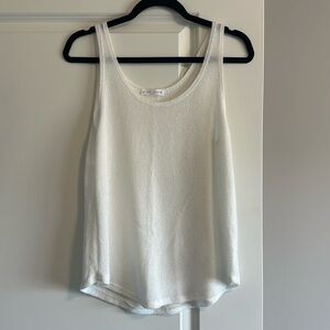 wasabi+mint Cream Knit Tank